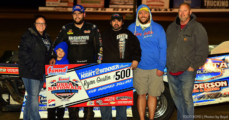 Gustin, Jackson return to winners circle in second round of Summit USRA Nationals