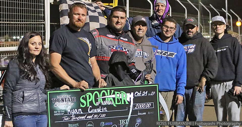 Gustin reaps two trophies in Tri-State Speedway Spooker